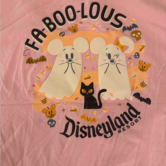 2025 DISNEY HALLOWEEN FABOOLOUS MINNIE CUTIE GHOST TSHIRT - Picture 6 of 6